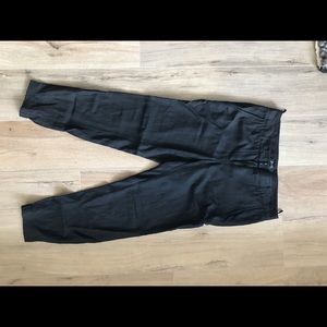 Babaton black jogger dress pants